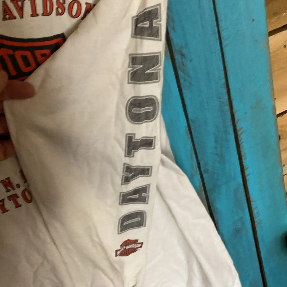 Vintage Y2K distressed Harley Davidson Daytona Bike Week 2001 long sleeve t